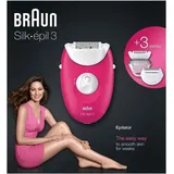 Braun Silk-épil 3 3-410 weiß/rosa