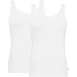 SLOGGI 2P men 24 7 Vest Weiß Baumwolle XX-Large Herren