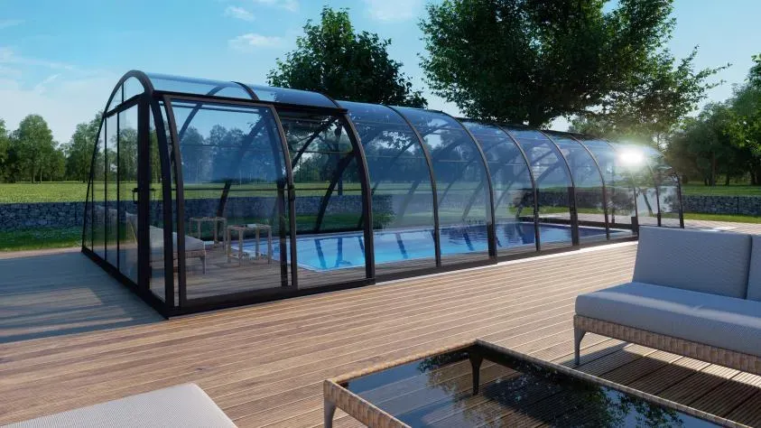 Schwimmhalle SkyCover® Vision Clear 4.5x8.5m