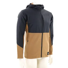 Mons Royale Herren Offgrid Merino Fleece Wind Jacke (Größe XL, braun)
