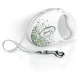 flexi Glam Splash Leaf S 3m weiß