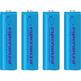 Esperanza Wiederaufladbare Batterien Ni-Mh AA 2000 mAh 4 St.