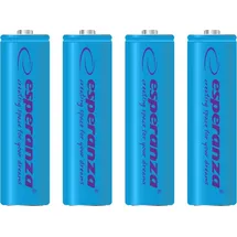 Esperanza Wiederaufladbare Batterien Ni-Mh AA 2000 mAh 4 St.