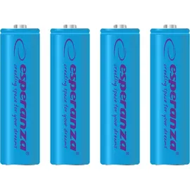 Esperanza Wiederaufladbare Batterien Ni-Mh AA 2000 mAh 4 St.