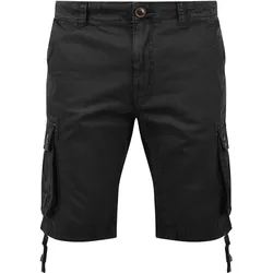 Cargoshorts SOLID "Cargoshorts SDVizela", Herren, Gr. S, N-Gr, schwarz, Obermaterial: 100% Baumwolle CO., Hosen