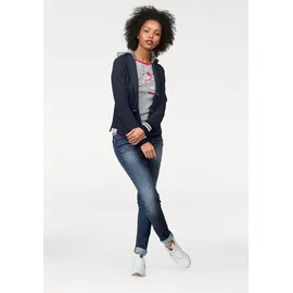 KangaROOS Sweatblazer in marine-hellgrau-meliert | Gr.: 42
