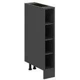 Vicco Küchenregal R-Line, 15 cm ohne Arbeitsplatte Anthrazit - Grau