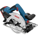 Bosch GKS 18V-57 G Professional inkl. 2 x 5,0 Ah + Führungsschiene FSN 1600 + L-Boxx