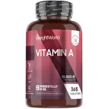 WeightWorld Vitamin A Tabletten 365 St.