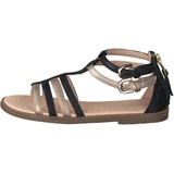 GEOX Mädchen J Sandal Karly Girl Sandalen,Black Platinum,32 EU