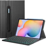 Fintie Tastatur und Schutzhülle für Samsung Galaxy Tab S6 Lite 10.4 schwarz