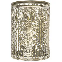 Chic Antique Vire Windlicht mit Muster, Höhe 16, ∅ 10 cm