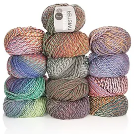 Lana Grossa Wolle Merino Twister Blau 1 St.