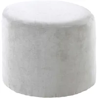 Home4You Sitzhocker Webstoff 45 x 37 x 45 cm Grau
