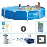 Frame Pool Rund - 366x76 Cm - 7-teilig  S217