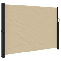 vidaXL Seitenmarkise Ausziehbar Beige 140x300 cm