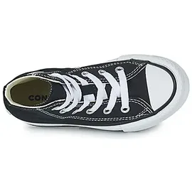 Converse Chuck Taylor All Star EVA Lift Canvas Platform Sneaker, Black/White/Black, 34