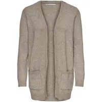 Only Strickjacke ONLLESLY in melierter Optik, Beige XS