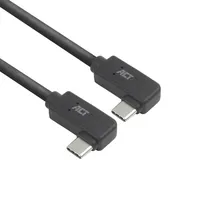 Act USB 3.0 10Gbps 60W Type-C left/righ - Kabel