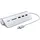 Satechi Type-C Aluminium USB Hub & Card Reader Silber