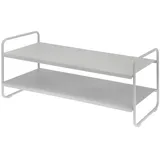 ZONE Denmark Schuhregal, Grau, Metall, 80x33x33 cm, Garderobe, Schuhaufbewahrung, Schuhregale