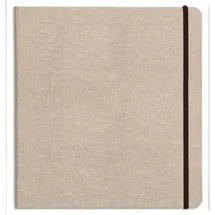 Clairefontaine Reisealbum A6 Goldine Leinen, 32 Blatt 30x30cm Natur 96100C