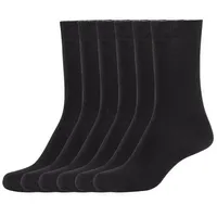 S.Oliver Socken Socken 6er Pack schwarz 35/38
