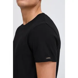 !Solid Rundhalsshirt SOLID "Rundhalsshirt SDJuan", Herren, Gr. 3XL, schwarz (true schwarz), Obermaterial: 100% Baumwolle CO., Shirts Rundhalsshirt