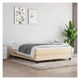 vidaXL Boxspringbettgestell 140 x 200 cm Creme