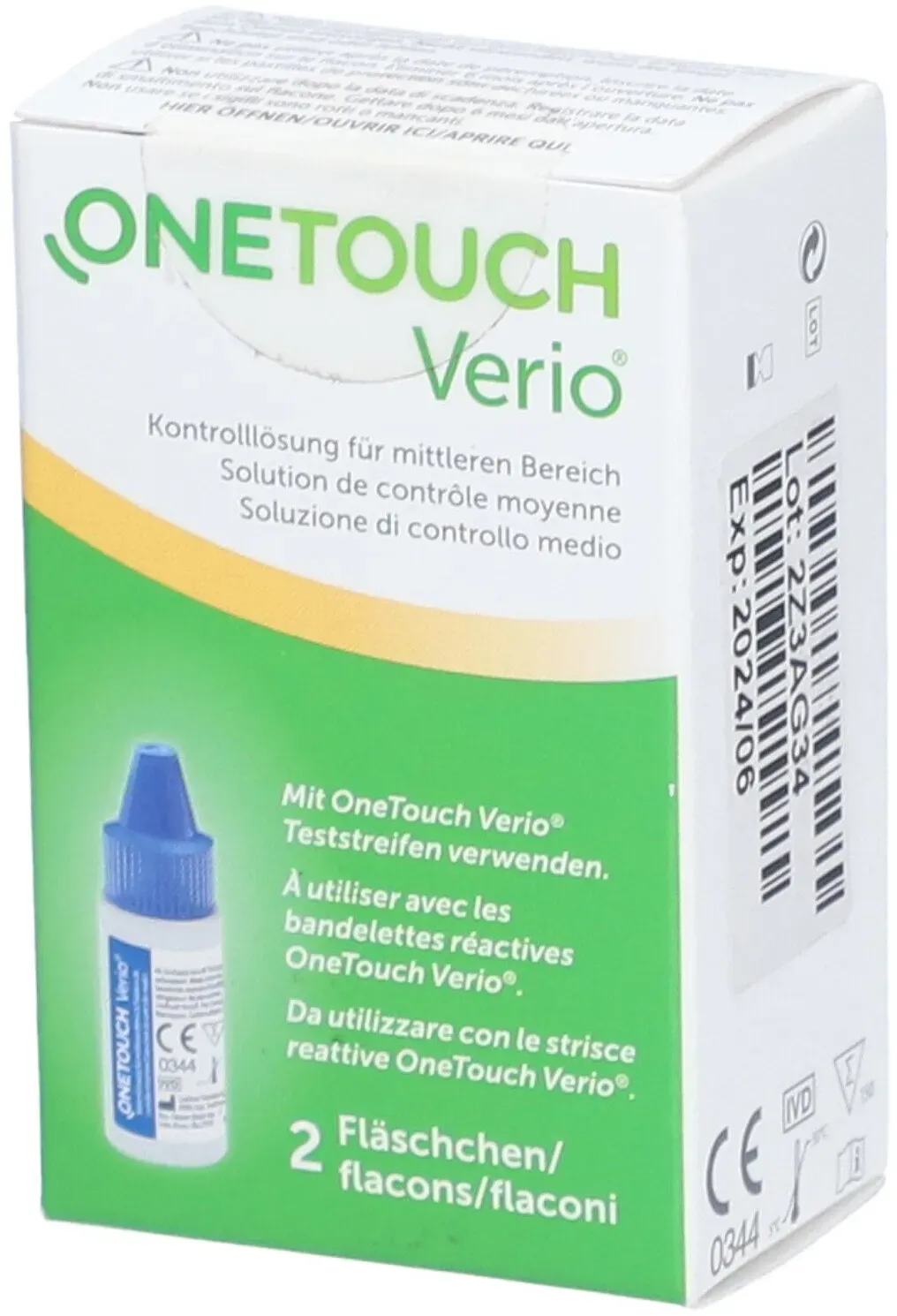 OneTouch® Verio Kontrolllösung für mittleren Bereich