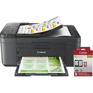 Canon PIXMA TR4755i + 1 Satz Reservepatronen + Fotopapier