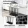 Costway Konsolentisch 100x30x80cm schwarz