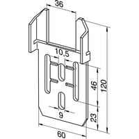 SOMFY Halteplatte 9701530