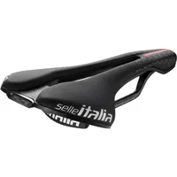 SELLE ITALIA Flite Boost PRO Team 6.1 Superflow Carbon Fibra-Teak-Rahmen, Größe L, Schwarz
