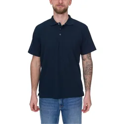SANTINO Cws Herren schlichtes Polo-Shirt mit Baumwollanteil Kurzarm-Shirt Dunkelblau - S