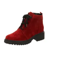 Waldläufer Damen Stiefelette Weite H Rot, Schuhgröße:EUR 37 - 37 EU Weit