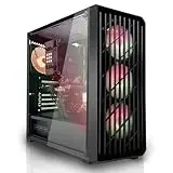 SYSTEMTREFF Gaming PC AMD Ryzen 7 5700X 8x4.6GHz | Nvidia RTX 5060 Ti 8GB DX12 | 1TB M.2 NVMe | 32GB DDR4 RAM | Windows 11 | WLAN Desktop Computer Rechner für Gamer, Zocker & Streamer