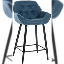 CLP Barhocker 54 x 93,5 x 57,5 cm Blau
