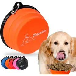 Petsation Faltbarer Reisenapf Orange 350 cm3