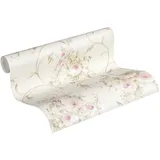 A.S. Création Romantico Vliestapete 10,05 m x 0,53 m 304202 grün/pink/rosa/weiß