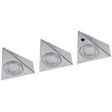 Müller-Licht LED-Unterbauleuchte Trios Alu, Eisen, Stahl & Metall Silber