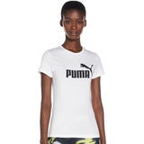 Puma Damen Ess logo te T shirt, Puma White, M