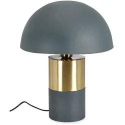 Tischleuchte Isham aus Metall, Blau