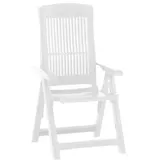 PROGARDEN Klappsessel Tampa, ca. B61/H109/T60 cm, Weiß