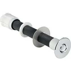 Geberit WC-Steuerung 115943211 hochglanz-verchromt, pneumatisch, 1-Mengen-Spülung, für Anstalten