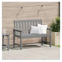 vidaXL Gartenbank 120 x 59 x 88 cm Grau