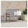 vidaXL Gartenbank 120 x 59 x 88 cm Grau
