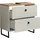 BASIC by Balculina Waschbeckenunterschrank Linea (1-St) Breite 60cm, U-Profil Füße, Unterflurauszug beige