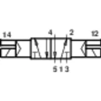 NORGREN Norgren, Zubehör Druckluftwerkzeug, Mechanischbetätigtes Pneumatik-Ventil V60A511A-A313L 24 V/DC