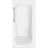 Badewanne mit Tür links SCHULTE Q1 75 x 170 cm alpinweiß glänzend mit Front- und